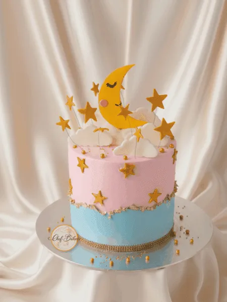Lulaby Moon and Cloud Cake