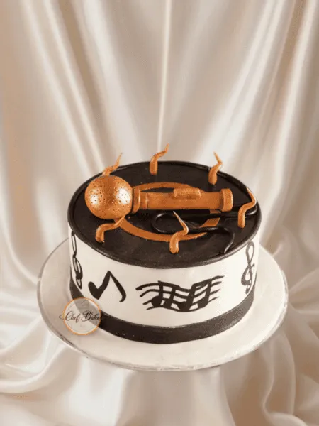 Super Singer Theme Cake