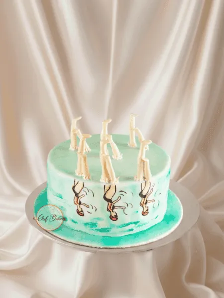 Synchronized Swimming Cake