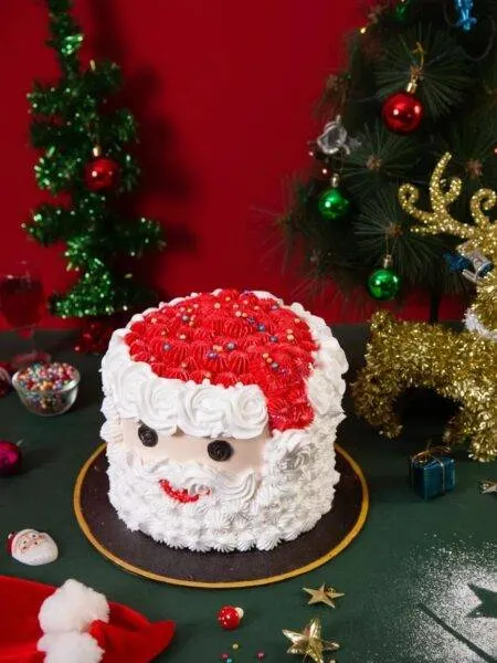 Santa Face Cake - Chocolate Flavour