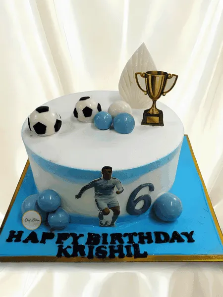Football Theme Birthday Cake