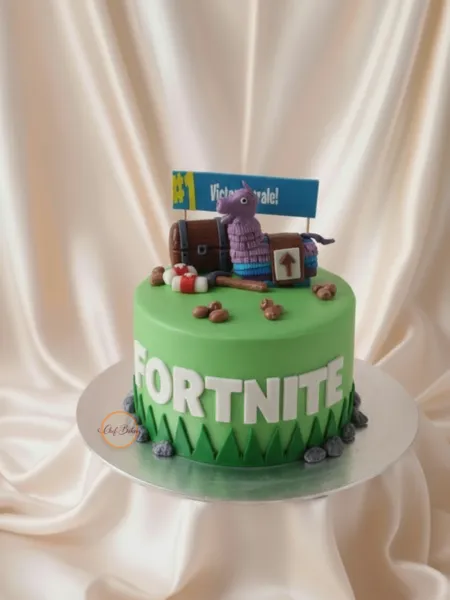 Fortnite Theme Cake