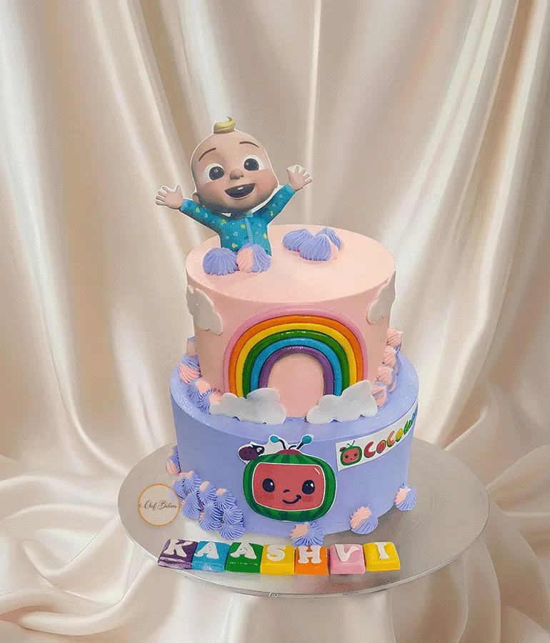 Cocomelon Rainbow Cake