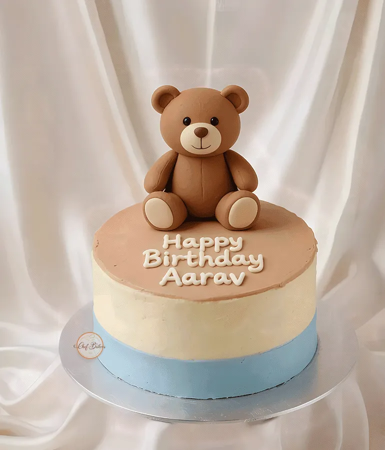 Teddy Bear Birthday Cake for Kids