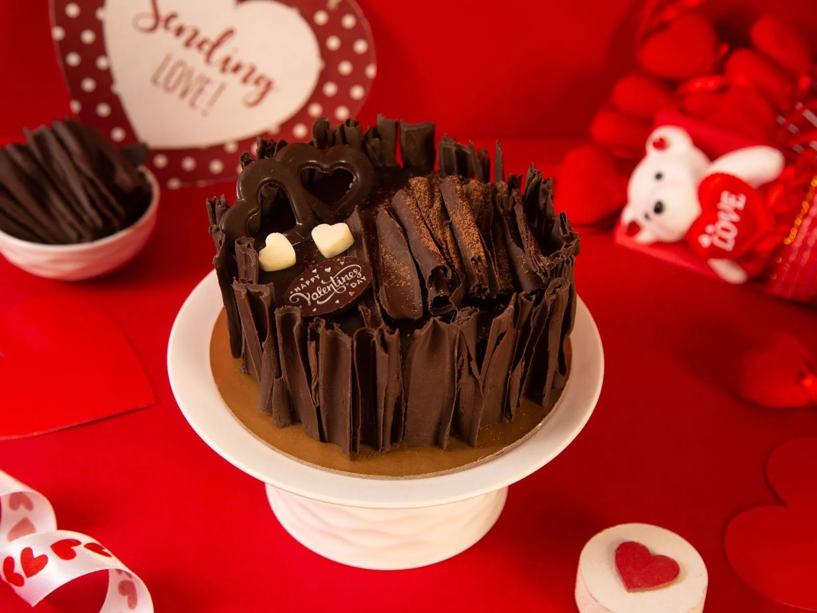Valentine Death By Chocolate Cake