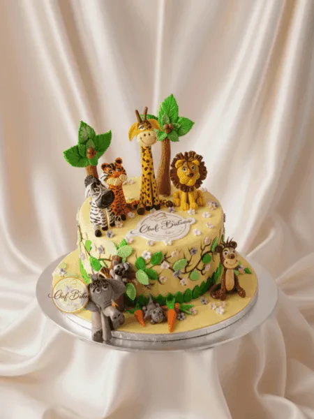 Jungle Theme Cake