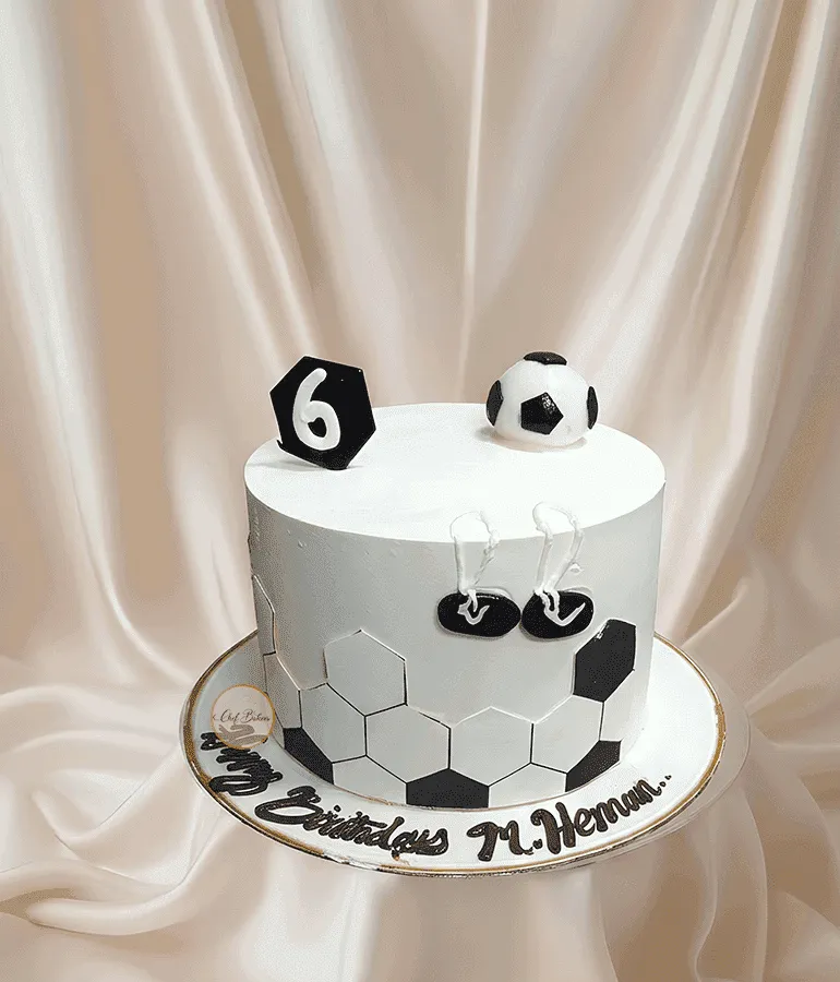 Soccer Ball Theme Cake