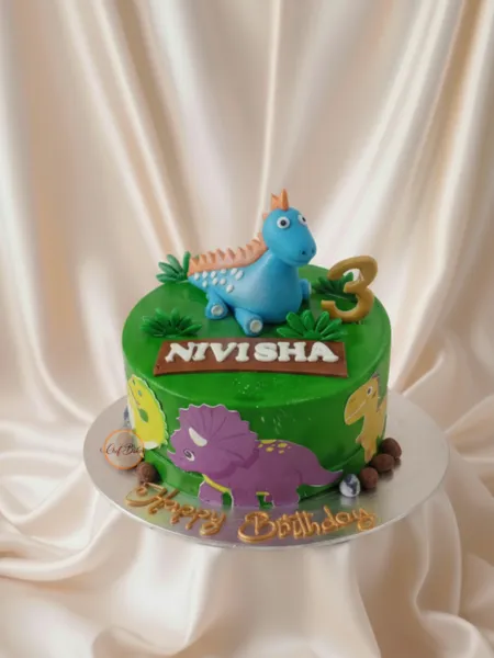 Dinosaur Theme Cake