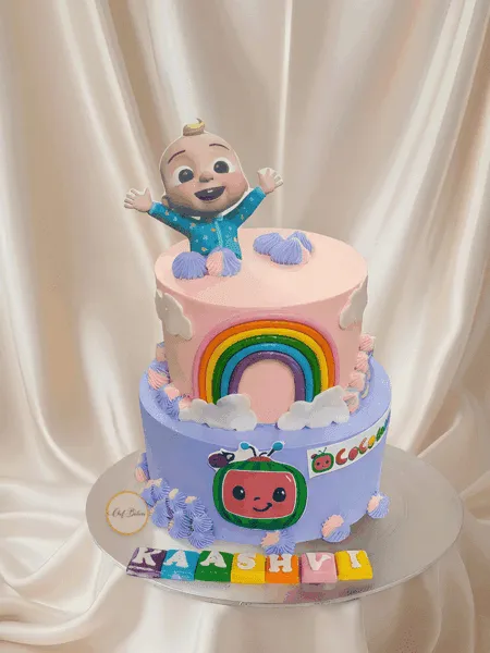 Cocomelon Rainbow Cake